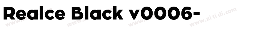 Realce Black v0006字体转换